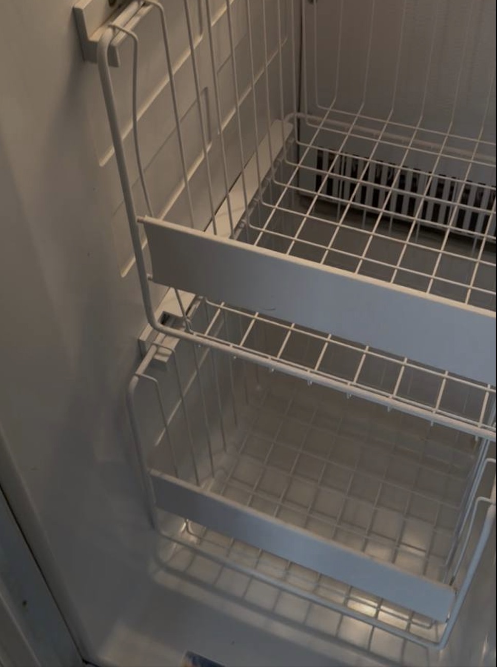 Freezer after cleaning