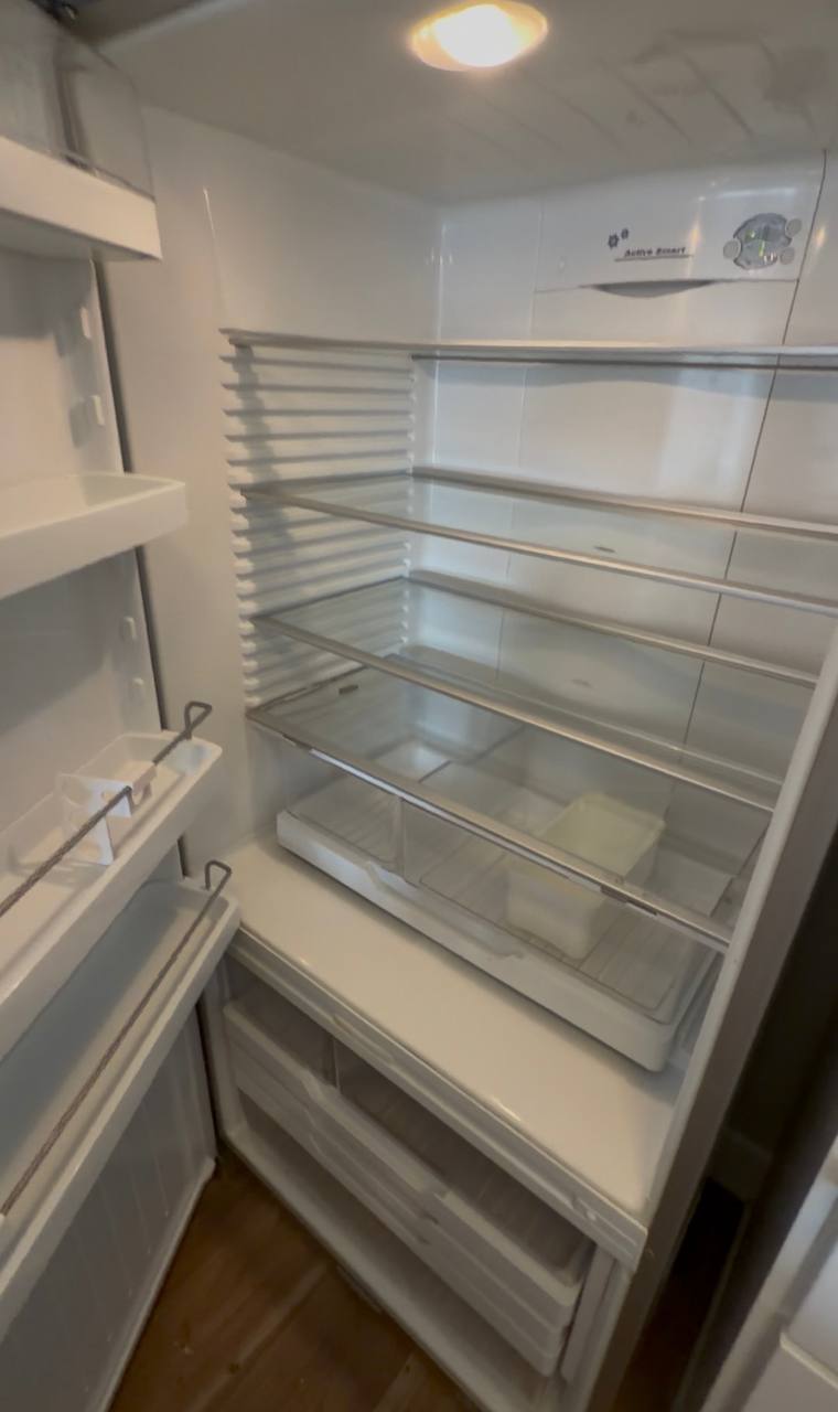 Refrigerator after cleaning