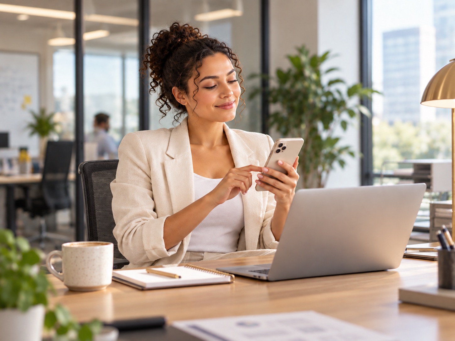 Booking a cleaning from the phone